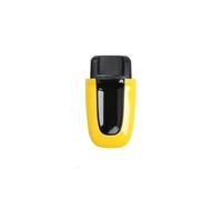 Ignition Starter pour Voiture Bouton de démarrage du moteur ABS, adapté pour Porsche 911 Cayenne Macan Panamera, clé intelligente de voiture(Yellow)