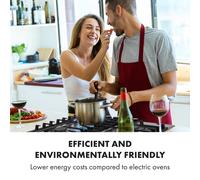 Ignito 4 Table de cuisson à gaz 4 zones 4 brûleurs - Inox argent