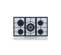 Klarstein Ignito Plaque De Cuisson Gaz, 5 Brûleurs Sabaf, Verre Trempé, Noir, Allumage Électrique, Compatible Wok, 75x10x52 cm, Pour Gaz Naturel & GPL, Plaque Gaz Polyvalente