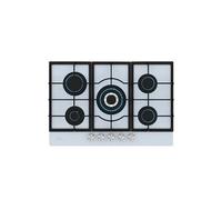 Ignito Plaque Gaz 5 Brûleurs Verre Trempé Allumage Electrique Gaz Naturel & GPL Table de cuisson Gaz