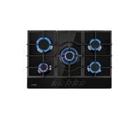 Ignito - Table de cuisson au gaz - 5 plaques de cuisson - Niche - largeur : 56 cm - profondeur : 49 cm - noir