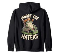 Ignore The Haters Grenouille Chapeau Sweat à Capuche