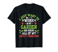 Ignorez les problèmes et salissez le jardinier amateur de plantes T-Shirt