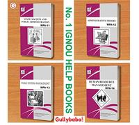 IGNOU MA (Latest Edition 2019) Public Administration MPA-11 MPA-12 MPA-13 MPA-14 (English Medium) First Year COMBO of IGNOU Help Books with Solved Previous Years' Question Papers Important Exam Notes