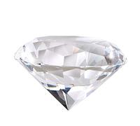 IGNPION Diamant en Verre Cristal Diamant Claire pour Photographie, Presse-Papier,Décoration (100mm)