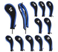 IGNPION Housse de protection pour tête de club de golf avec fermeture éclair pour Titleist, Callaway, Ping, Taylormade, Cobra, Nike