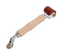 IGNPION Rouleau de soudage portatif 2 en 1, rouleau de couture en silicone de 40 mm et rouleau à coins interaux en laiton de 6 mm pour ruban de toiture PVC/TPO/EPDM, insonorisant, bannière, papier