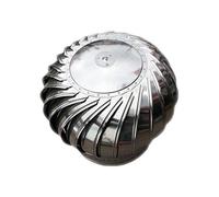 IGNVXMGKP Acier Inoxydable Rotatif Capuchon de cheminée Anti Downdraughts extracteur Rotatif Chapeau pour cheminées et Conduit gaz évent Pots 110mm améliorer tirage et Reduce Vent Noise ()