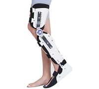 IGNVXMGKP Orthèse de Cheville Ajustable, genouillère articulée pour blessures du LCA/ligaments/Sportives, fractures, récupération postopératoire, Protection du ménisque pour Hommes et Femmes