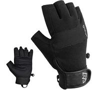 Igoera Gants Escalade de Haute qualité et aux Coutures Robustes, Gants Via ferrata. Plus d'adhérence et Protection, à l'extérieur et à l'intérieur. Gants Unisexes. (L)