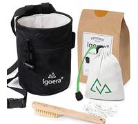Igoera Set Original pour l'escalade et Le Bloc, Comprenant Un Sac à magnésie, Une Brosse à Bloc et Une Balle à magnésie | l'équipement idéal pour Le Plaisir et la sécurité…