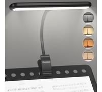 iGoober Lampe de pupitre à 28 DEL à clipser, soin des yeux et blocage de la lumière bleue, rechargeable par USB-C, 4 couleurs x 3 luminosités, parfaite pour musicien, piano, clavier, orchestre