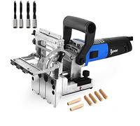 igooo Jointeur de cheville à double broche DJ710, 710 W 120 V 60 Hz, joint de plaque, 2 x 8 mm et 2 x 10 mm, 100 chevilles