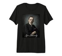 Igor Stravinsky Compossier Pianiste T-Shirt Haut de Gamme