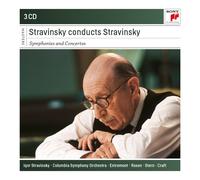 IGOR STRAVINSKY -CONDUCTS STRAVINSKY-SYMPHONIES+CONCERTO 3 CD NEUF STRAVINSKY