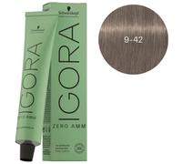 Igora Zéro amm 9-42 blond très clair beige fumé Schwarzkopf 60ML