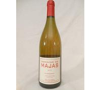 IGP des côtes catalanes domaine de majas chardonnay blanc 2013 - languedoc - une bouteille de vin