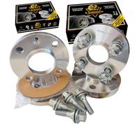 IGP Kit de 4 entretoises de roue 12 mm + 16 mm 4 x 108 65.1 + boulons plats compatibles avec Peugeot 106 206 207 208 306 307 405 406 605 Partner *OK AUTO Roue en alliage