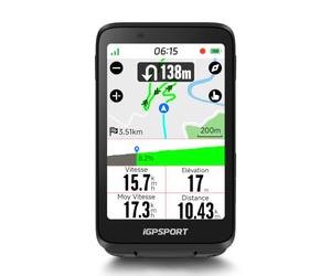 iGPSPORT BiNavi Compteur Velo sans Fil, Tactile 3,5" Navigation Carte VO2 | Entraînement Climb 3.0 d'Analyse d'Entraînement Enregistrement Continu Commande Musicale et Caméra d'action 35H Autonomie