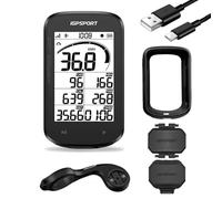 iGPSPORT BSC100MAX Compteur Velo sans Fil GPS, Écran 3" Compatible Strava | Démarrage/Arrêt Automatique Données Personnalisables Bluetooth Connexion Feux iGPSPORT IPX7 Étanche Compteur Velo GPS