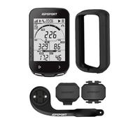 iGPSPORT BSC100S Compteur Velo sans Fil, Écran 2,6'' à Rétroéclairage Auto 40 Données Sportives 40H d’Autonomie Capteur Ant+/Bluetooth, IPX7 Étanche Compteur Velo GPS Ordinateur de Vélo GPS Velo, Kit