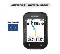 iGPSPORT Compteur GPS BSC200S avec vitesse, altimètre et température, compatible Strava