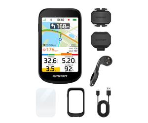 iGPSPORT BSC500 Compteur Velo sans Fil, Tactile 3,3" Map Vocale Navigation | Entraînement Climb Mode VAE Recalcul Automatique d’Itinéraire Compatible Radar Sync Strava Bluetooth ANT+ GPS Velo