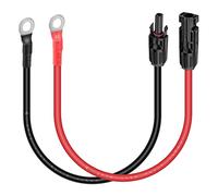 iGreely Kit adaptateur de panneau solaire de calibre 10 vers joint torique pour camping-car, contrôleur de charge solaire, générateur solaire, onduleur, chargeur de batterie 10 AWG 3 m