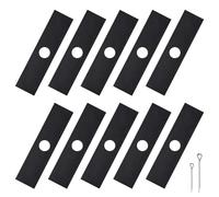 iGreely Lot de 10 lames de rechange robustes de 20,3 x 5,1 cm, compatibles avec Ryobi, Echo, Stihl, Maruyama, verte