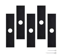 iGreely Lot de 5 lames de bordure robustes de 2,5 cm, trou central de 20,3 x 5,1 cm, compatibles avec les coupe-bordures Ego, Stihl, Kobalt, Echo, Ryobi, Green - Remplace