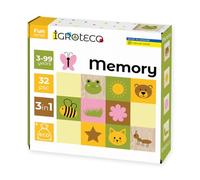 Igroteco® Jeu de Mémoire en Bois pour Enfants dès 3 Ans - Jeu Éducatif Montessori avec Motifs Animaux - Développe Mémoire et Concentration