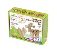 IGROTECO Jouet De Construction Fantaisie 60 Pièces |Jouet Naturel Éducatif et Instructif pour Enfants 6+