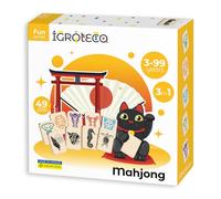 Igroteco® Mahjong en bois éducatif Jeu avec créatures marines et faune Favorise logique, mémoire et motricité fine Jouet durable pour la maison.