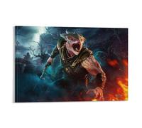 Igtefte Impression sur toile The Dark Urge - Décoration murale esthétique pour bureau, maison, bar - 20 x 30 cm