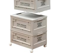 IGTOPS Armoire pliante de camping sur roulettes avec couvercle pour voiture