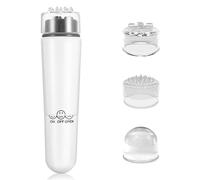 IGTOPS Mini masseur électrique 4 en 1 pour le visage, anti-rides, acupression pour soulager la douleur, appareil de massage facial anti-âge, vibreur, outil de soin de la peau, blanc
