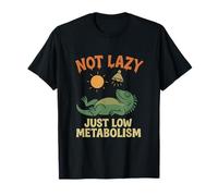 Iguane Not Lazy Just Low Metabolism Humour Design T-Shirt
