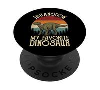 Iguanodon My Favorite Dinosaur PopSockets PopGrip Adhésif