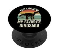 Iguanodon My Favorite Dinosaur PopSockets PopGrip Adhésif