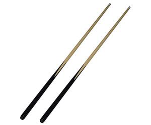 IGUATU 2X Queues de Billard en Bois Bâtons de Billard Piscine Accessoires de Snooker Outils de Billard 145cm