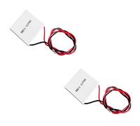 IGUATU 2X TEC1-12705 Dispositif de Refroidissement Thermoélectrique Peltier 40X40mm TEC12705 Module d'éléments Peltier pour Radiateur de Refroidissement