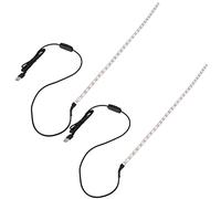 IGUATU 2X UVC Germicide DéSinfection Barre Lumineuse 5 V Lampe Bactéricide Acariens Bandes Lumineuses LED Bande LumièRe 50X1 cm