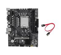 IGUATU Carte mère SATA3.0 avec câble SATA LGA1700 2 x DDR4 fente RAM HD+DP+VGA PCIE 16X Support 12Th 13Th CPU