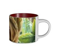IguaTu Cute Sloth1 Grande tasse à café en céramique 450 ml Tasse à thé avec poignée pour la maison, la cuisine, le bureau Cadeau
