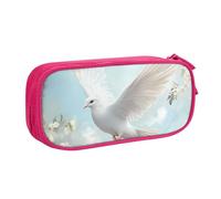 IguaTu Dove Trousse à crayons grande capacité - Organiseur de papeterie double couche pour l'école, le bureau, les voyages, rose, Taille unique, Trousse de beauté