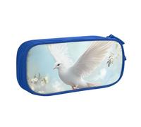 IguaTu Dove Trousse à crayons grande capacité - Organiseur de papeterie double couche pour l'école, le bureau, les voyages, bleu, Taille unique, Trousse de beauté