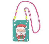 IguaTu Fall Fox - Sac à bandoulière léger et résistant à l'eau en sergé pour femme, petit sac à main de voyage, Père Noël mignon dessin animé, Taille unique