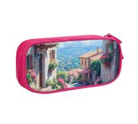 IguaTu Italian Street Trousse à crayons grande capacité - Organiseur de papeterie double couche pour l'école, le bureau, les voyages, rose, Taille unique, Trousse de beauté