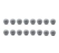 IGUATU Lot de 16 Balles de Tennis Prédécoupées pour Pieds de Meubles et Protection de Sol, Revêtement en Feutre Résistant et, Gris