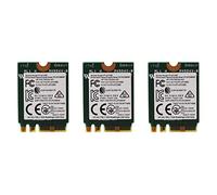 IGUATU Lot de 3 adaptateurs pour carte WiFi Realtek RTL8723BE 802.11N Bluetooth 4.0 NGFF 843338-001 300 Mbps